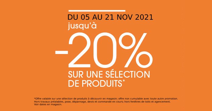 Promotion KOMILFO -20% novembre 2021